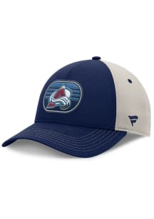 Colorado Avalanche 2025 Playoff Participant Locker Room Adjustable Hat - Navy Blue