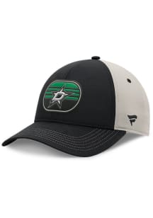 Dallas Stars 2025 Playoff Participant Locker Room Adjustable Hat - Black