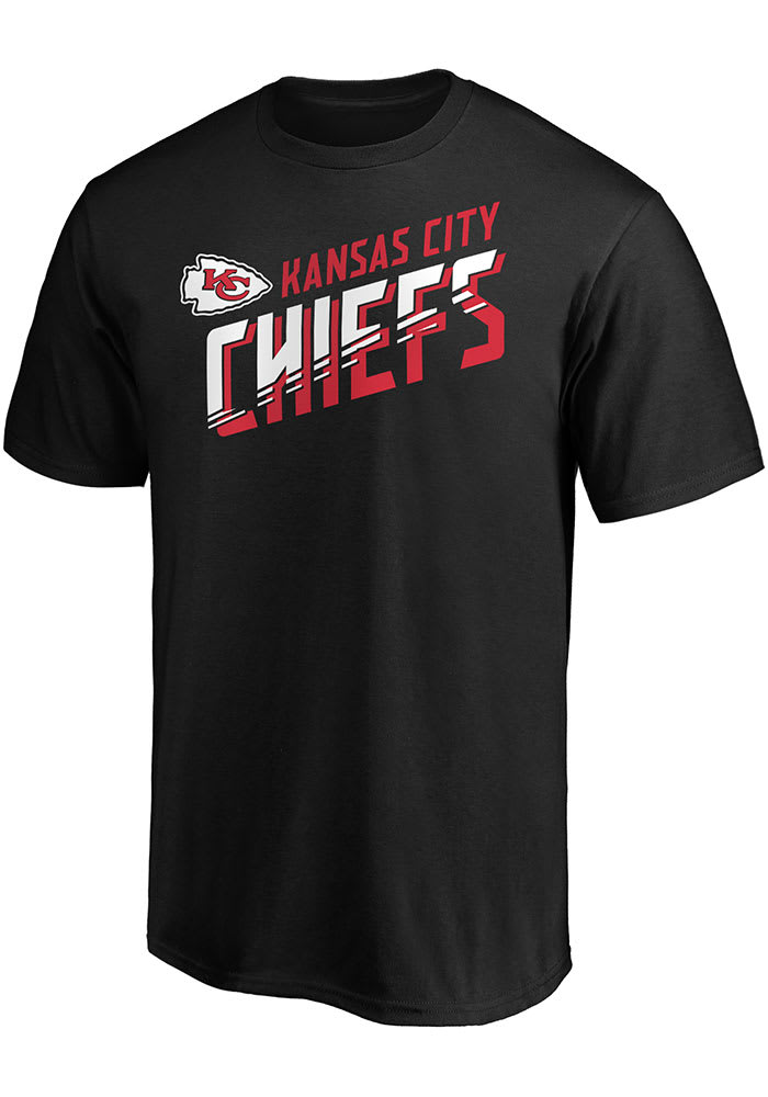 Kansas City Chiefs Black Iconic Cotton Stealth Short Sleeve T Shirt