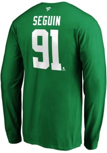 Tyler Seguin Dallas Stars Green Authentic Stack Long Sleeve Player T Shirt