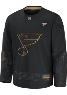 St Louis Blues Mens Black Military Appreciation Hockey Jersey