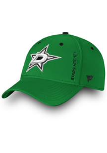 Dallas Stars Mens Green Auth Pro Rinkside Speed Flex Hat