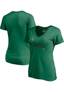 Dallas Stars Womens Green Special Edition Short Sleeve T-Shirt