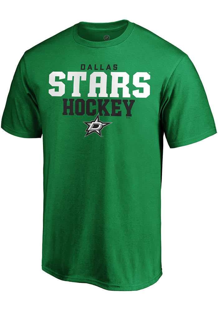 Dallas Stars Green Iconic Cotton Double Stack Short Sleeve T Shirt