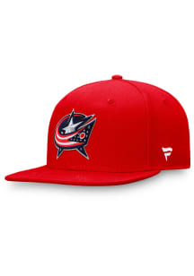 Columbus Blue Jackets Mens Red Core Fitted Hat