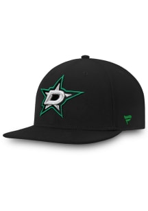 Dallas Stars Mens Black Core Fitted Hat