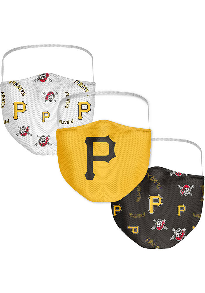 Pittsburgh Pirates Sublimated 3pk Fan Mask