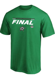 Dallas Stars Kelly Green 2020 NHL Conference Final Participant Overdrive Short Sleeve T Shirt