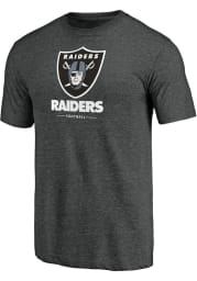 Las Vegas Raiders Charcoal Sport Drop Short Sleeve Fashion T Shirt