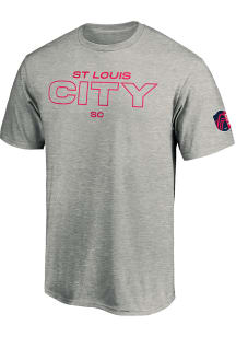 St Louis City SC Grey City Short Sleeve T Shirt