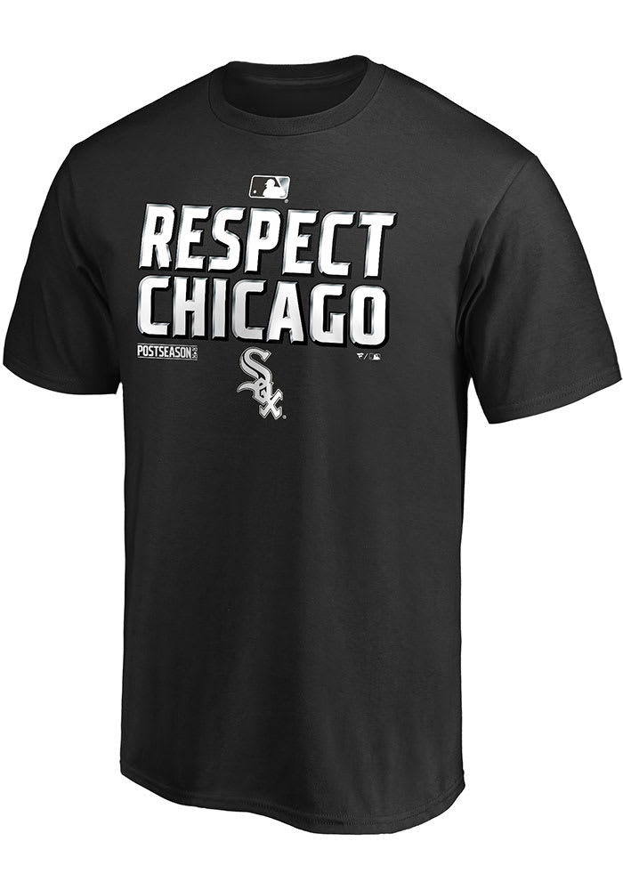 Chicago White Sox Black 2020 Postseason Locker Room Short Sleeve T Shirt