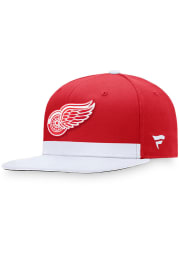 Detroit Red Wings Red Authentic Pro Locker Room Mens Snapback Hat