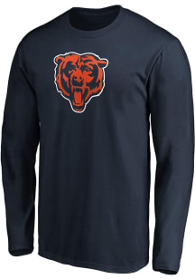 Chicago Bears Black Team Logo Long Sleeve T Shirt