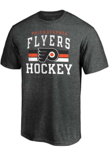 Philadelphia Flyers Charcoal Hockey Short Sleeve T Shirt