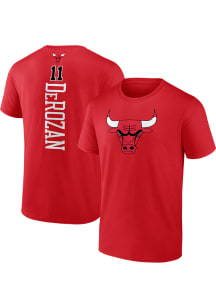 Demar DeRozan Chicago Bulls Red Playmaker Short Sleeve Player T Shirt