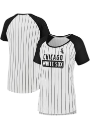 Chicago White Sox Womens White Modern Short Sleeve T-Shirt
