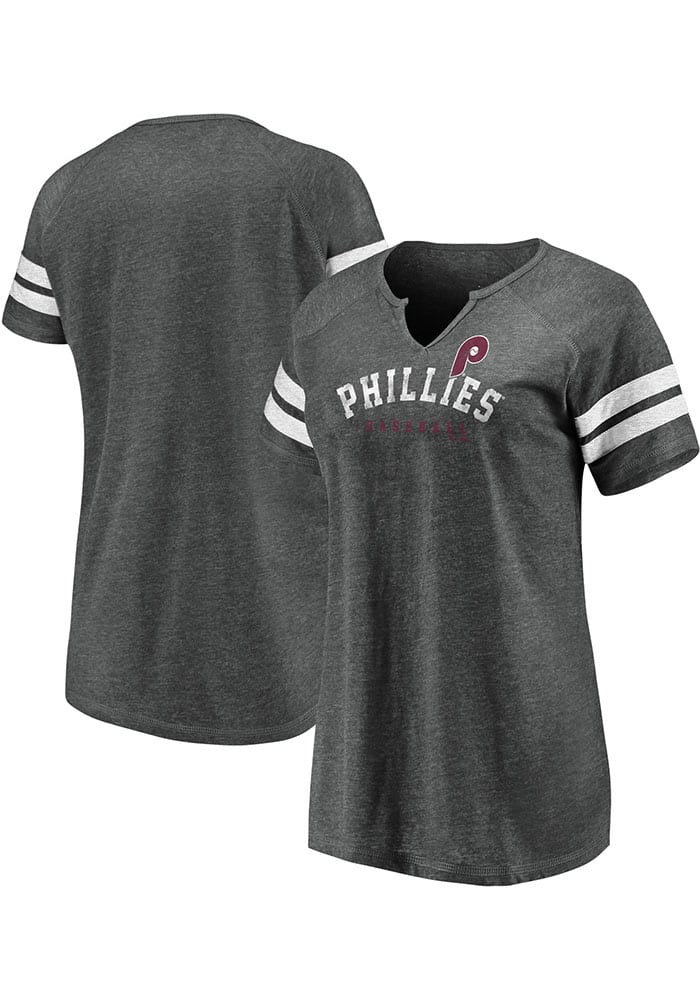 Philadelphia Phillies Independence Hall Relay Grey Tee