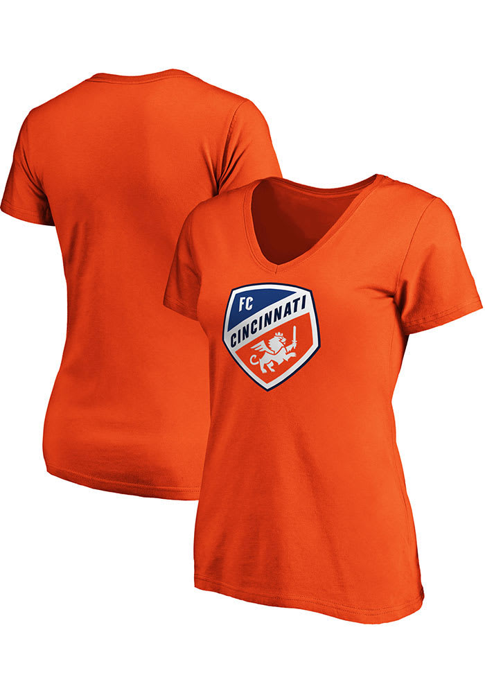 FC Cincinnati Womens Orange Primary Short Sleeve T-Shirt