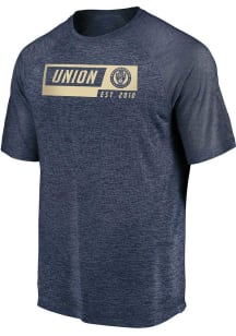 Philadelphia Union Navy Blue Block Short Sleeve T Shirt
