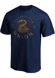 Philadelphia Union Navy Blue Tonal Short Sleeve T Shirt