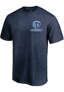 Sporting Kansas City Navy Blue Crest Short Sleeve T Shirt