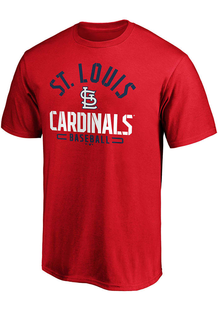 Nike St Louis Cardinals Red Wordmark Short Sleeve T Shirt