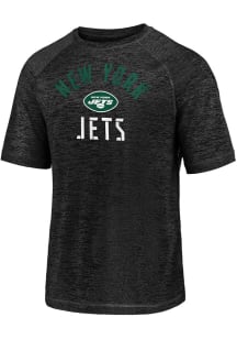 New York Jets Black Disrupt Mascot Long Sleeve T Shirt
