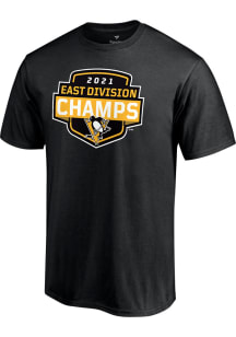 Pittsburgh Penguins Black Coming At You Short Sleeve T Shirt