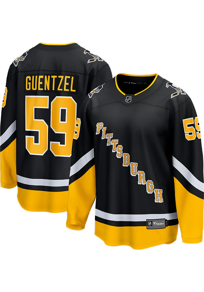 Jake Guentzel Pittsburgh Penguins Mens Black Alternate Hockey Jersey