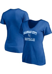 Kansas City Royals Womens Blue Essential Short Sleeve T-Shirt