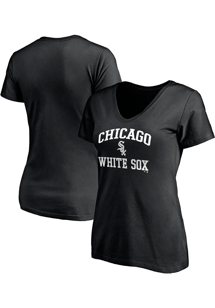 Chicago White Sox Womens Black Essential Short Sleeve T-Shirt