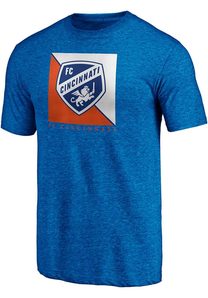 FC Cincinnati Blue Prep Pregame Vibe Short Sleeve Fashion T Shirt
