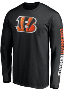 Cincinnati Bengals Black Front Runner Long Sleeve T Shirt