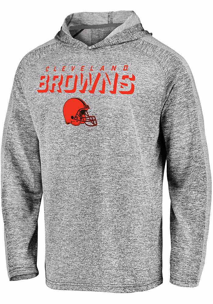 Men's '47 Brown Cleveland Browns Box Out Headline Pullover Hoodie