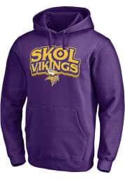 Minnesota Vikings Mens Purple SWEEP Long Sleeve Hoodie