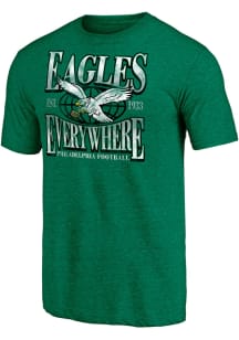 Philadelphia Eagles Kelly Green VINTAGE Short Sleeve Fashion T Shirt