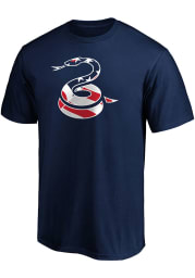 Philadelphia Union Navy Blue Team Logo Short Sleeve T Shirt