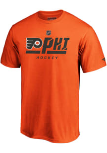 Philadelphia Flyers Orange Pro Prime Secondary Short Sleeve T Shirt