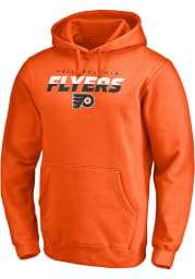 Philadelphia Flyers Mens Orange Elevate Play Long Sleeve Hoodie
