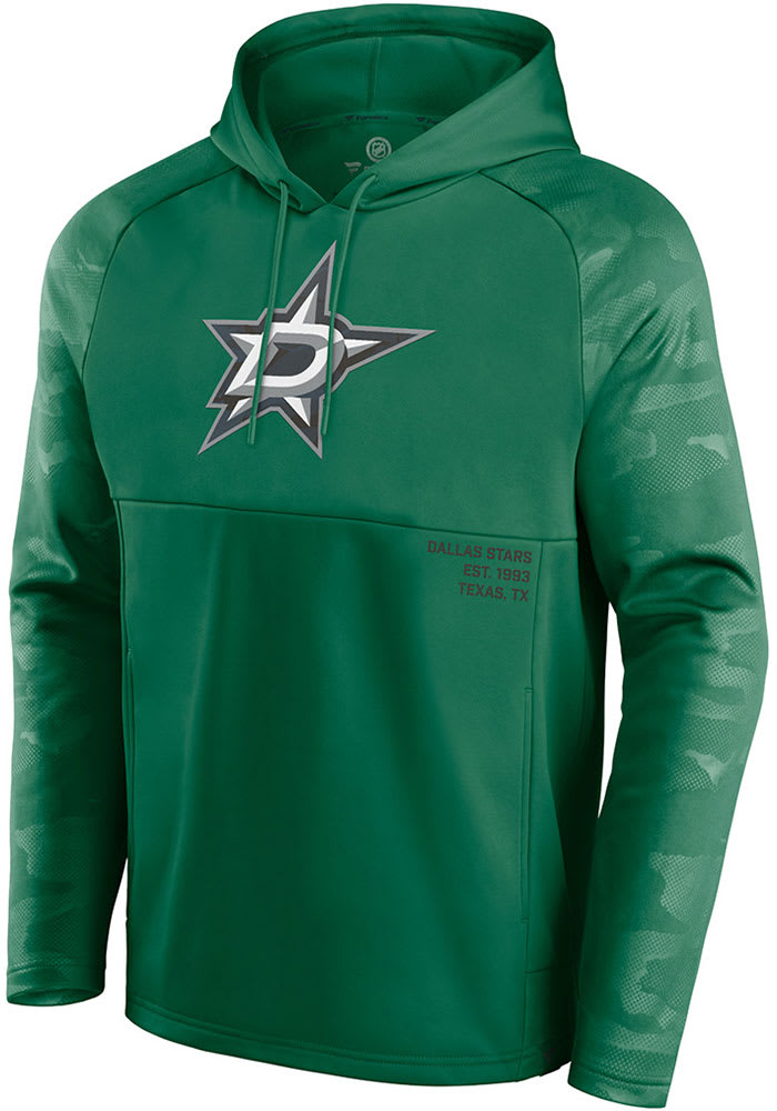 47 Dallas Stars Mens Kelly Green Superior Lacer Fashion Hood