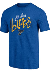 St Louis Blues Blue Shoot To Score Short Sleeve Fashion T Shirt