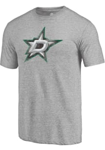 Dallas Stars Grey Core Triblend Short Sleeve Fashion T Shirt