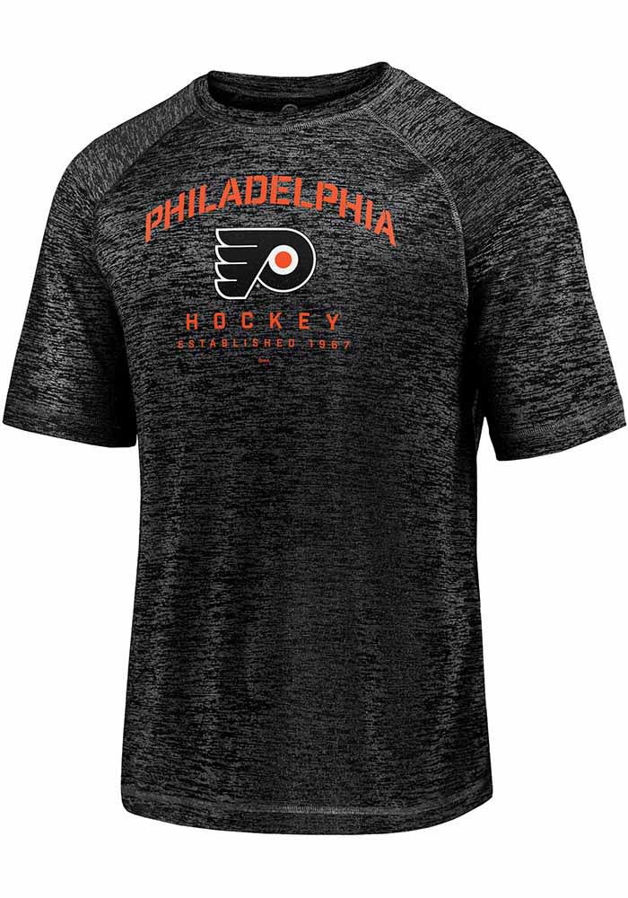 Philadelphia Flyers Black Battle Ready Short Sleeve T Shirt