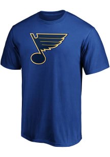 St Louis Blues Blue Core Primary Logo Short Sleeve T Shirt