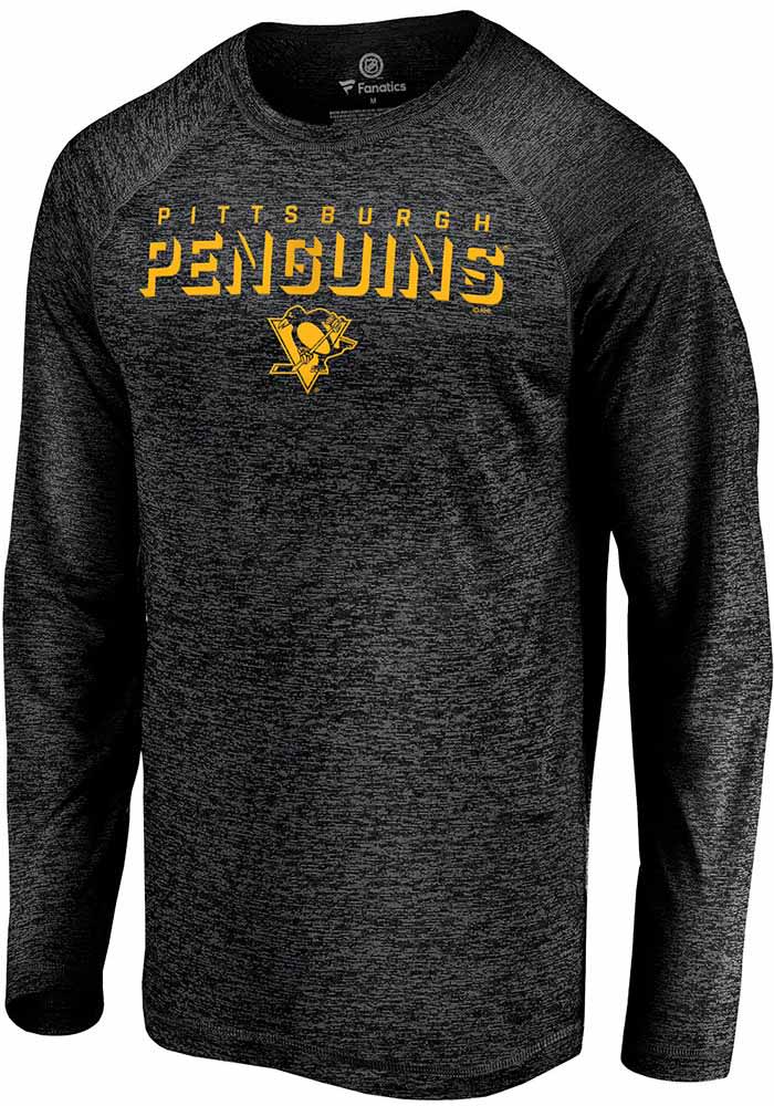 Pittsburgh Penguins Black Indisputable Favorite Long Sleeve T-Shirt