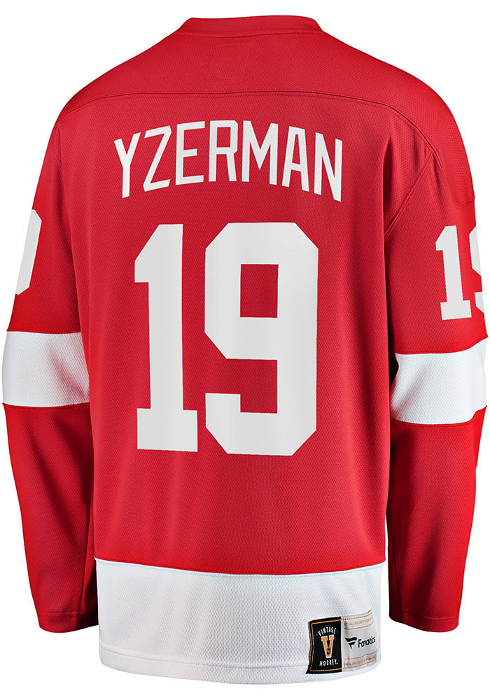 NHL Steve Yzerman Detroit Red Wings Premier Reebok Jersey - Black Ice