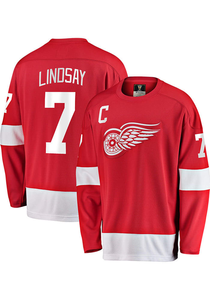 Red wing hockey store jersey