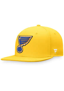 St Louis Blues Mens Yellow Secondary Core Fitted Hat