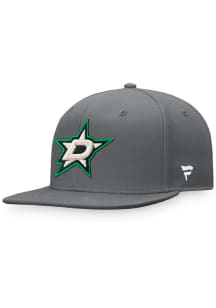 Dallas Stars Mens Charcoal Core Fitted Hat