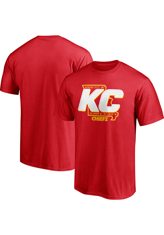 47 Kansas City Chiefs Red Imprint Super Rival Short Sleeve T Shirt